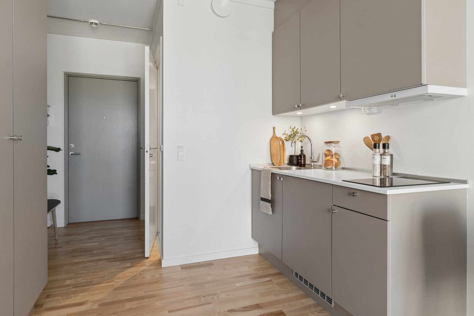 apartment 1-værelsesbolig med metro og natur tæt på