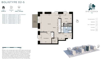 Visual presentation of the listing