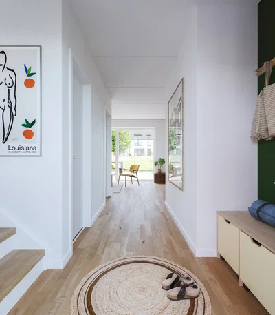 Arkitekttegnet rækkehus med natur og nærhed til Aarhus - Mosegårdsvangen, Trige - 1