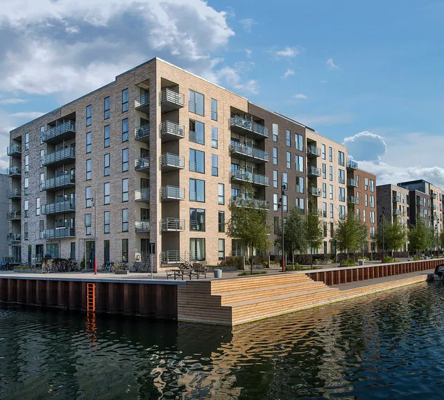 apartment Lejlighed ved kajen i nyt, grønt bykvarter