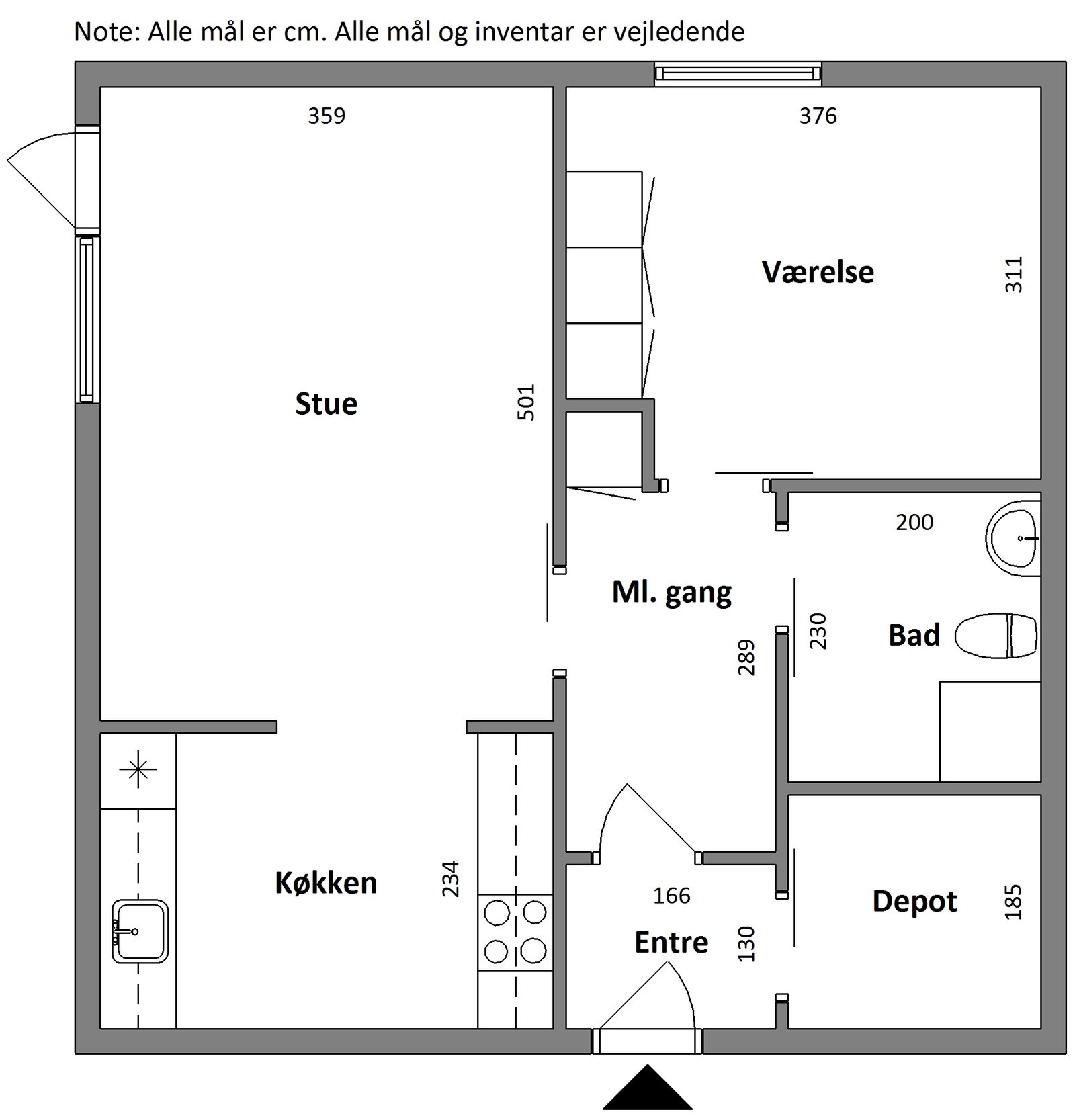 Visual presentation of the listing