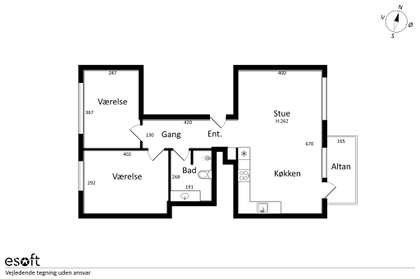 Visual presentation of the listing