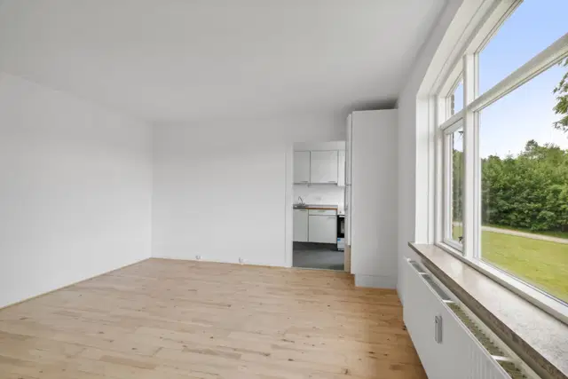apartment Lys 1-værelses bolig med separat køkken og buet vindue