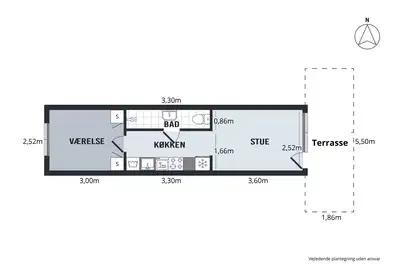 Visual presentation of the listing