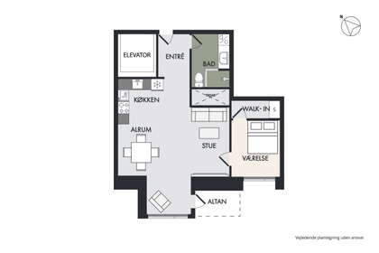 Visual presentation of the listing