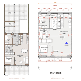 Visual presentation of the listing