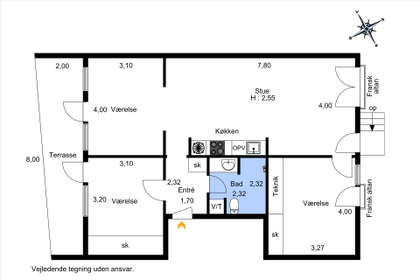 Visual presentation of the listing