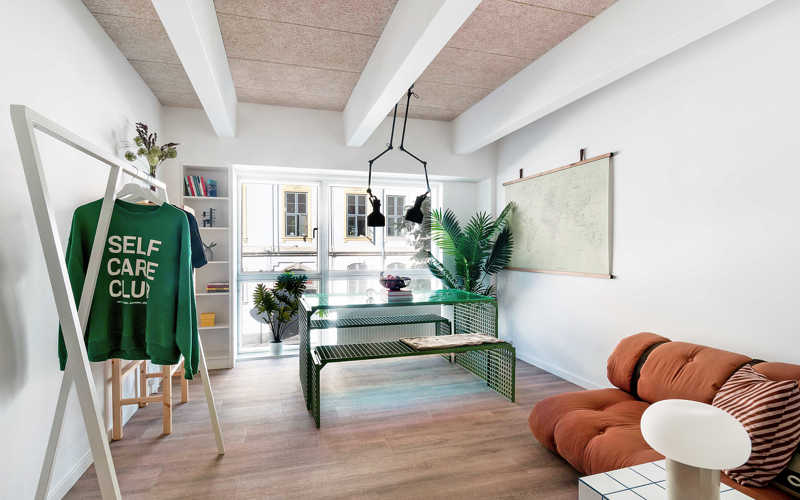 apartment Lys 1-værelses lejlighed i Valby med tagterrasse