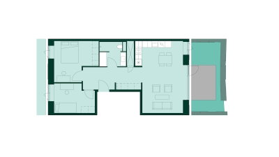 Lys og moderne bolig med vestvendt terrasse - Bomhusvej, København Ø - 4