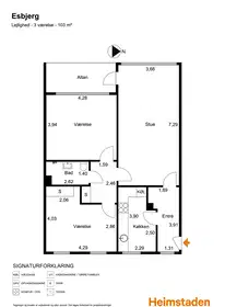 Visual presentation of the listing