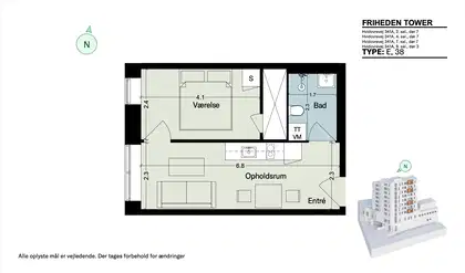 Visual presentation of the listing