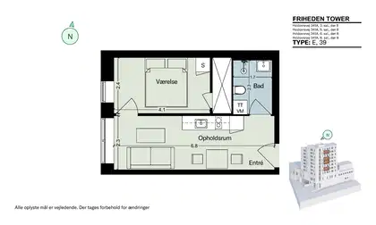 Visual presentation of the listing