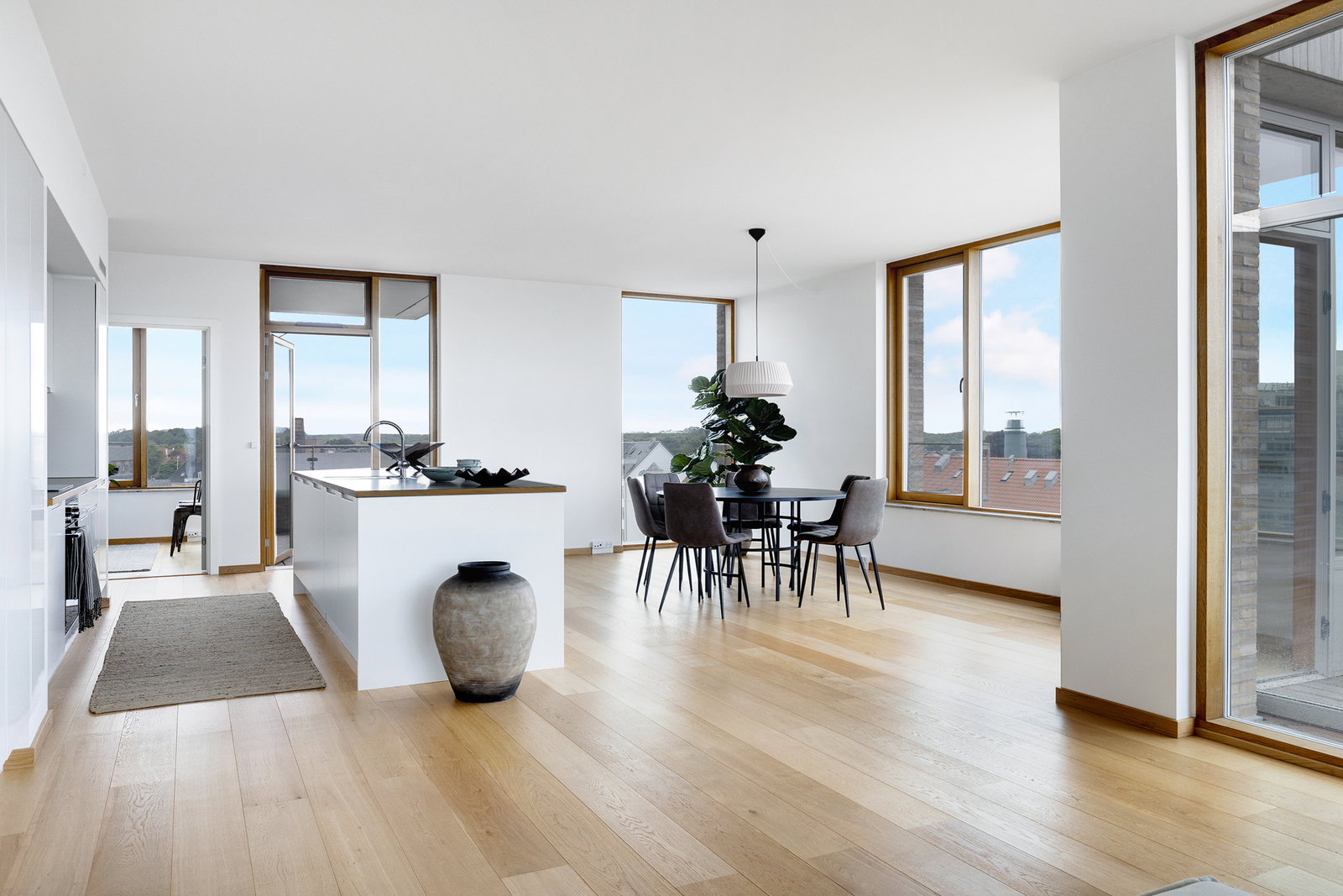 apartment 4-værelses lejlighed nær Øresund i Hellerup