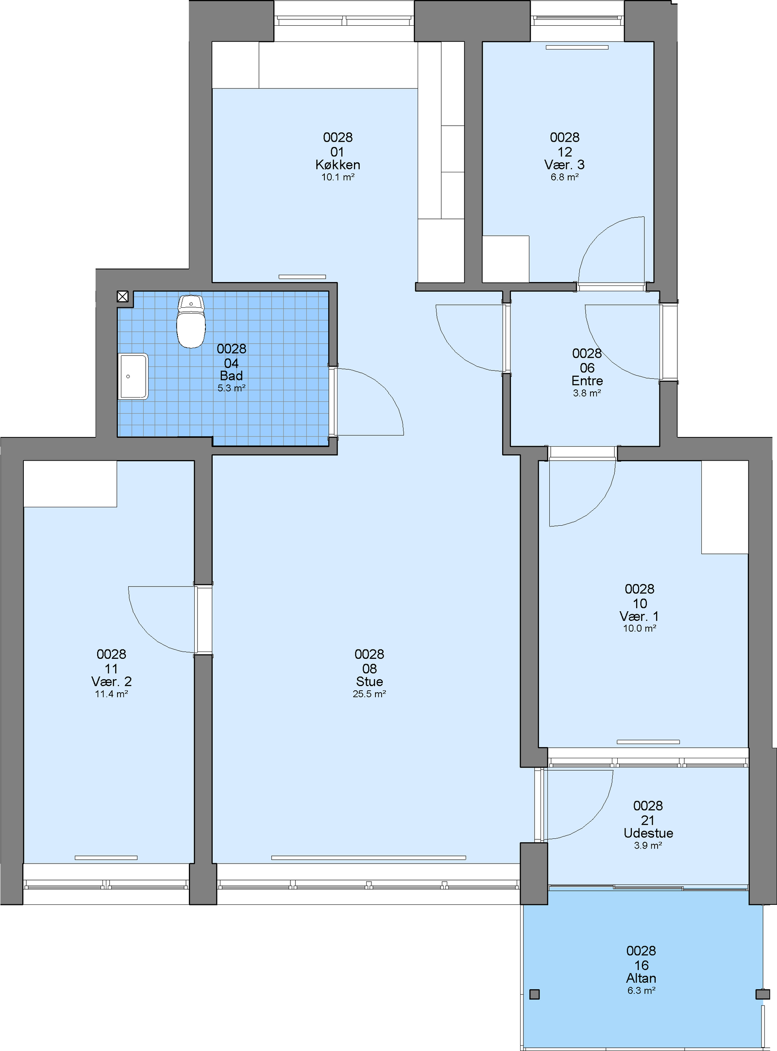 Visual presentation of the listing