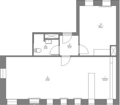 Lys 76 m² bolig med historisk charme - Havnevej, Juelsminde - 2