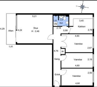 Visual presentation of the listing