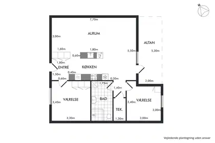 Visual presentation of the listing