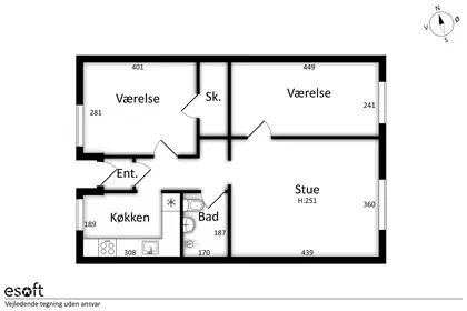 Visual presentation of the listing