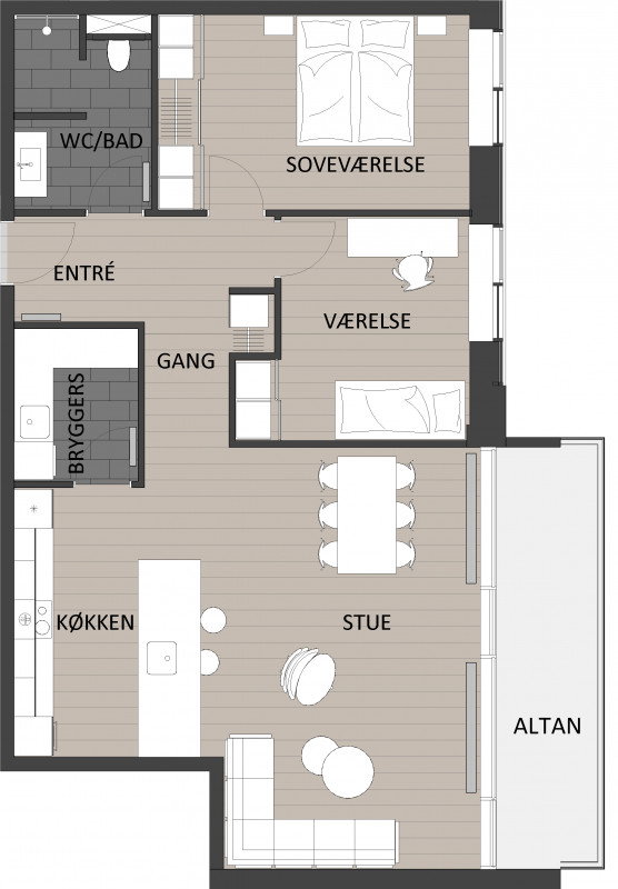Visual presentation of the listing