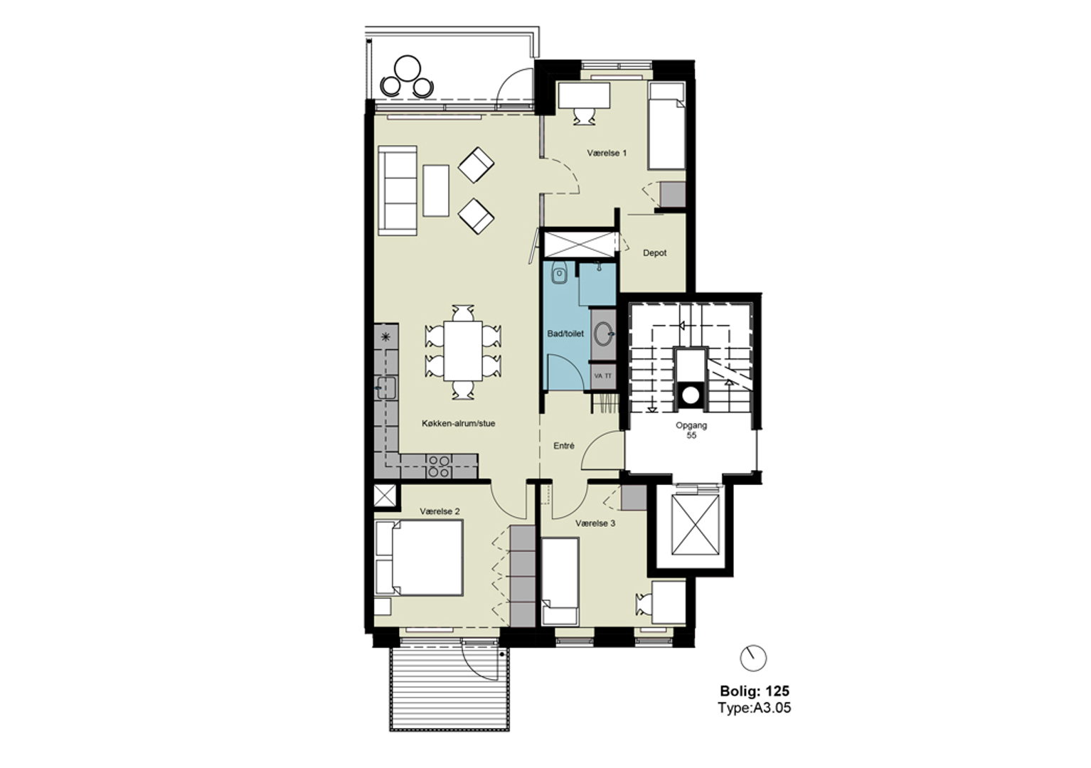 Visual presentation of the listing