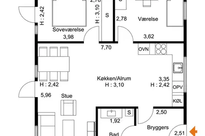 Visual presentation of the listing