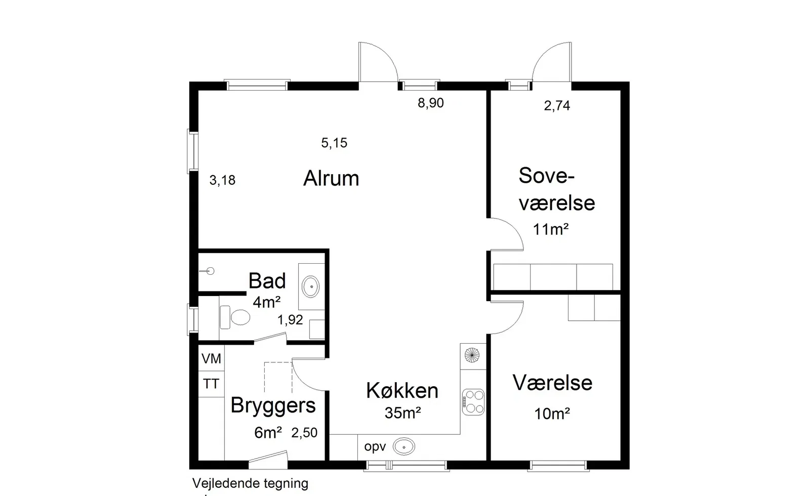 Visual presentation of the listing