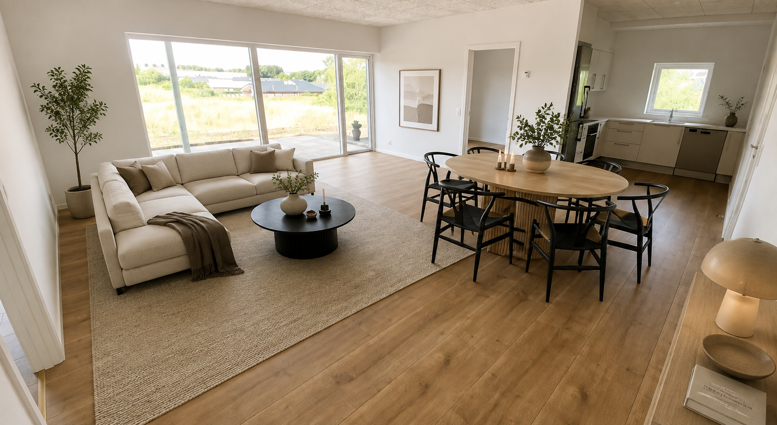apartment Stuebolig med tre værelser og naturskønne omgivelser