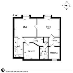 Visual presentation of the listing