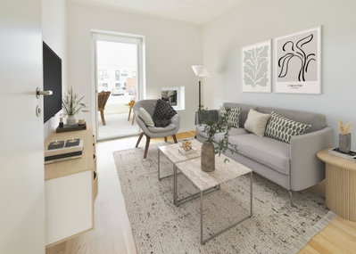 Moderne 3-værelses bolig med terrasse nær Aarhus C - Tulipanhaven, Aarhus N - 2