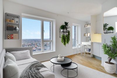 Moderne 1-værelses med fælles tagterrasse i Valby - Elstarvej, Valby - 2