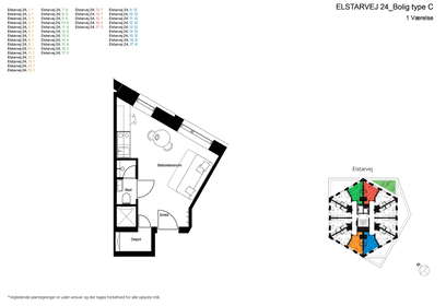 Visual presentation of the listing