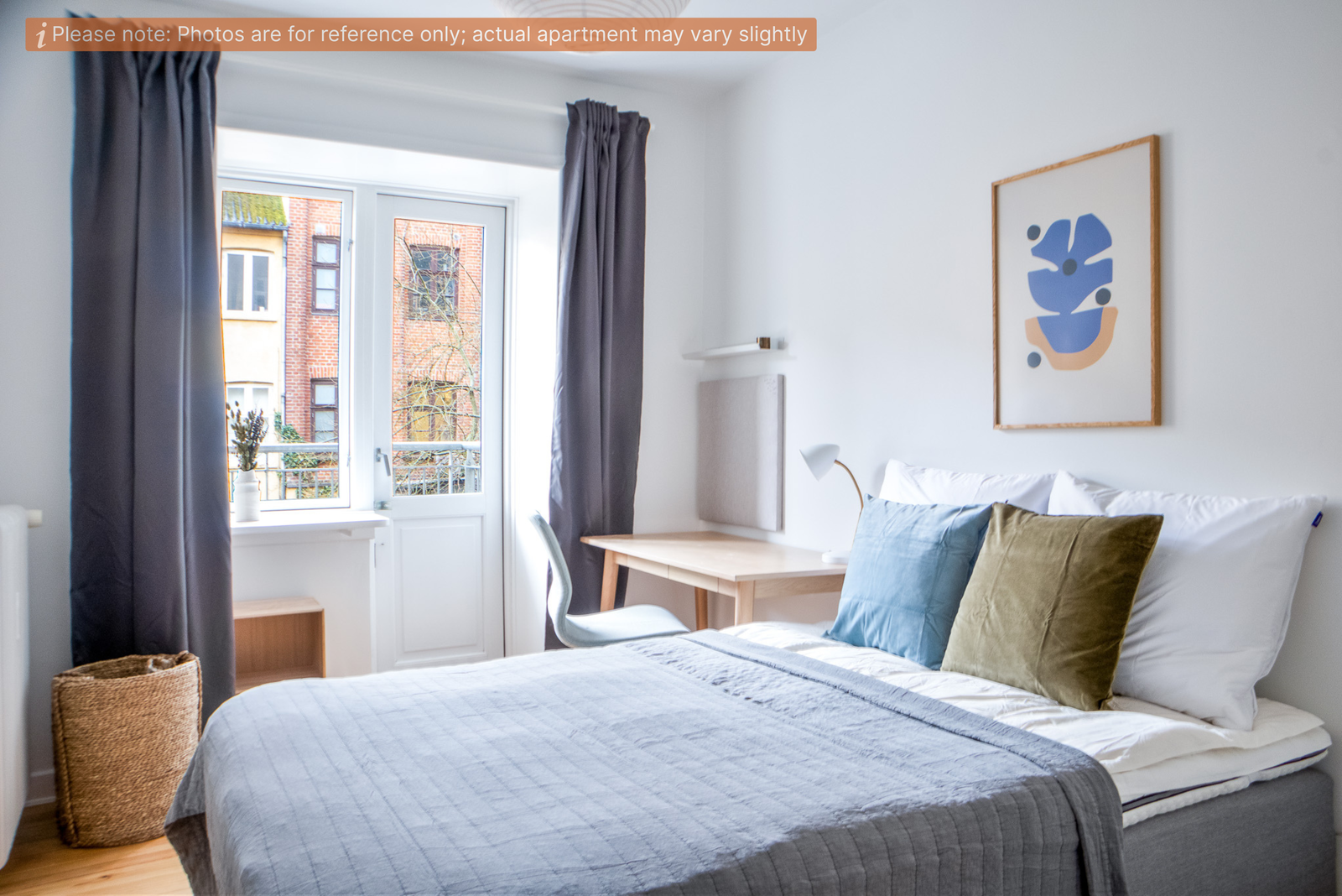 room Enkeltværelse med balkon i Aarhus centrum