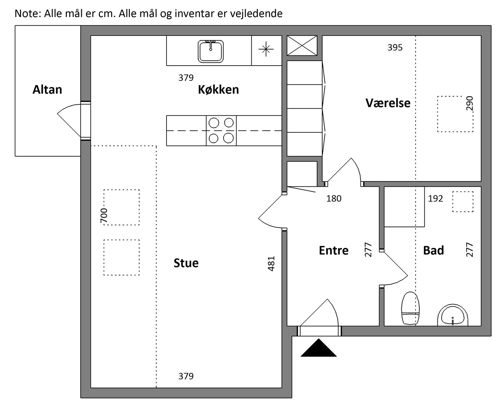 Visual presentation of the listing
