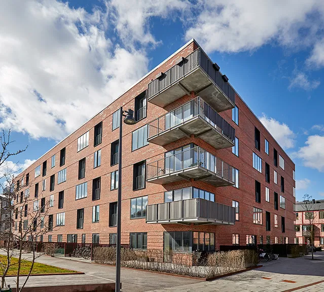apartment 4-værelses lejlighed med altan i Valby Maskinfabrik