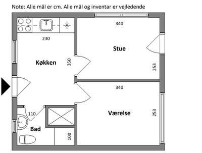 Dejlig apartment - Banegårdsparken, Odder - 4