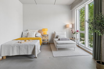 Moderne 1-værelses boliger med fælles tagterrasse - Smedetoften, København NV - 2