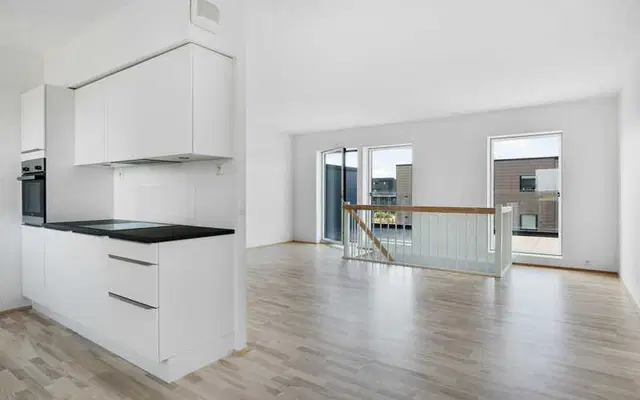 apartment Rummelig bolig i to etager med privat tagterrasse