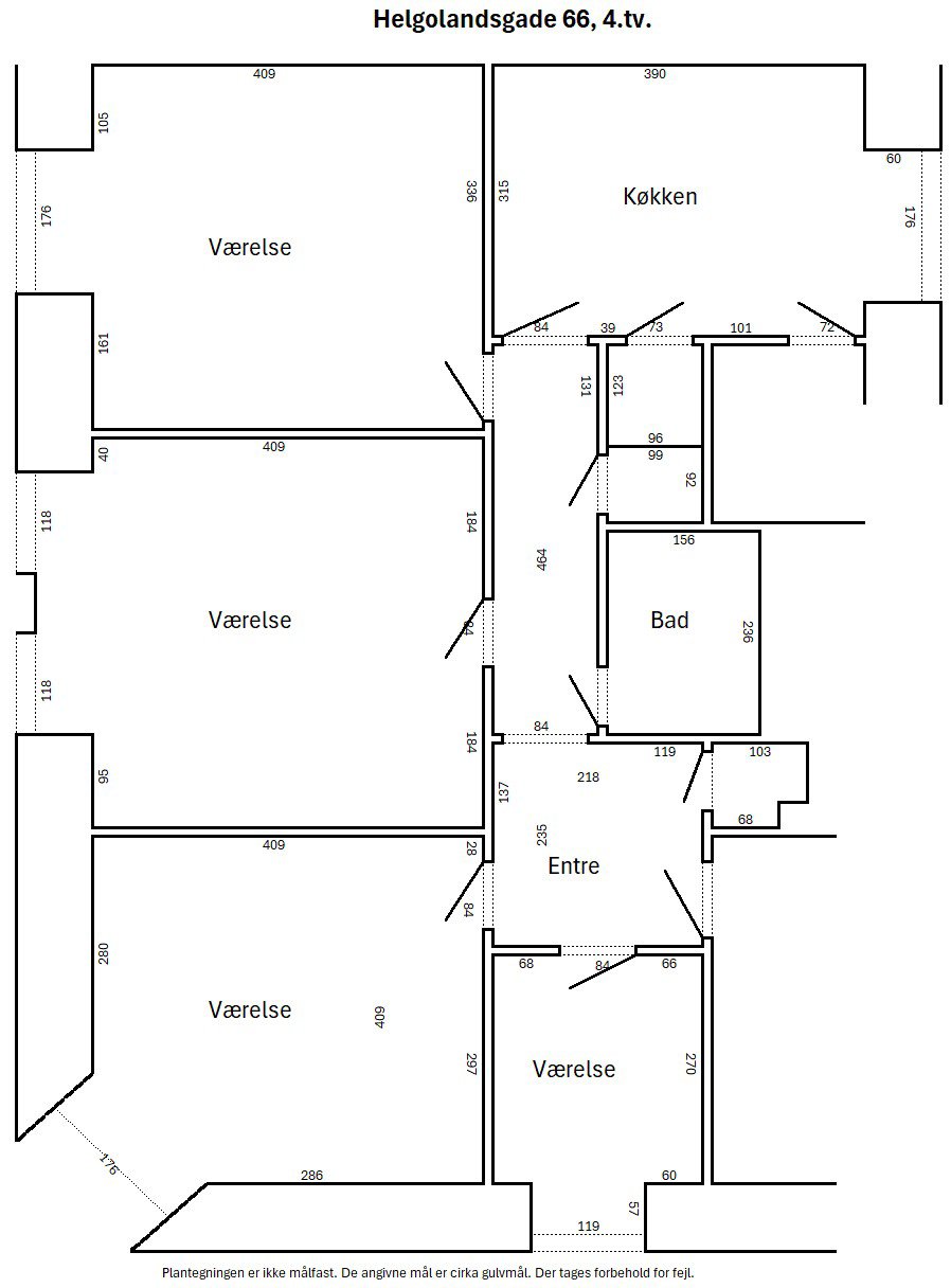Visual presentation of the listing