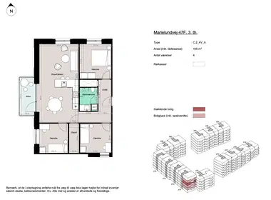 Visual presentation of the listing
