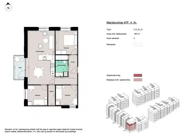 Visual presentation of the listing