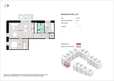 Visual presentation of the listing