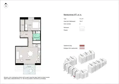 Visual presentation of the listing
