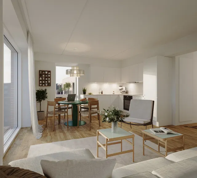 apartment Ny 4-værelses lejlighed i grønne omgivelser i Herlev