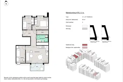 Visual presentation of the listing