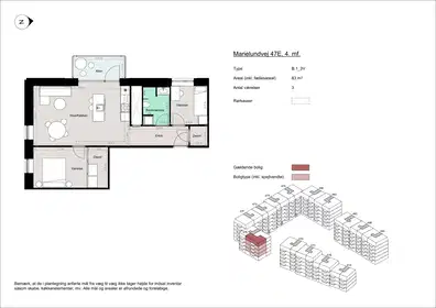 Visual presentation of the listing