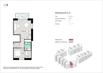 Visual presentation of the listing