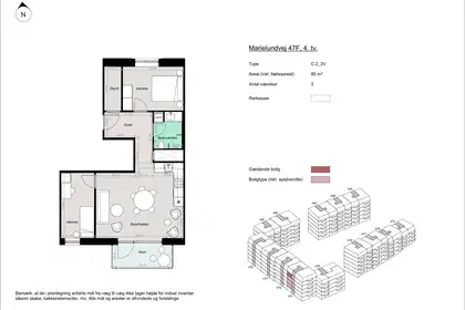 Visual presentation of the listing