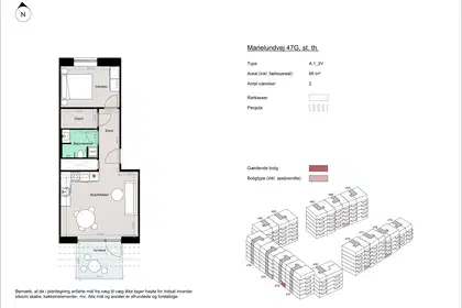 Visual presentation of the listing