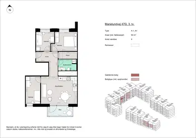 Visual presentation of the listing