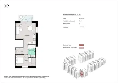 Visual presentation of the listing